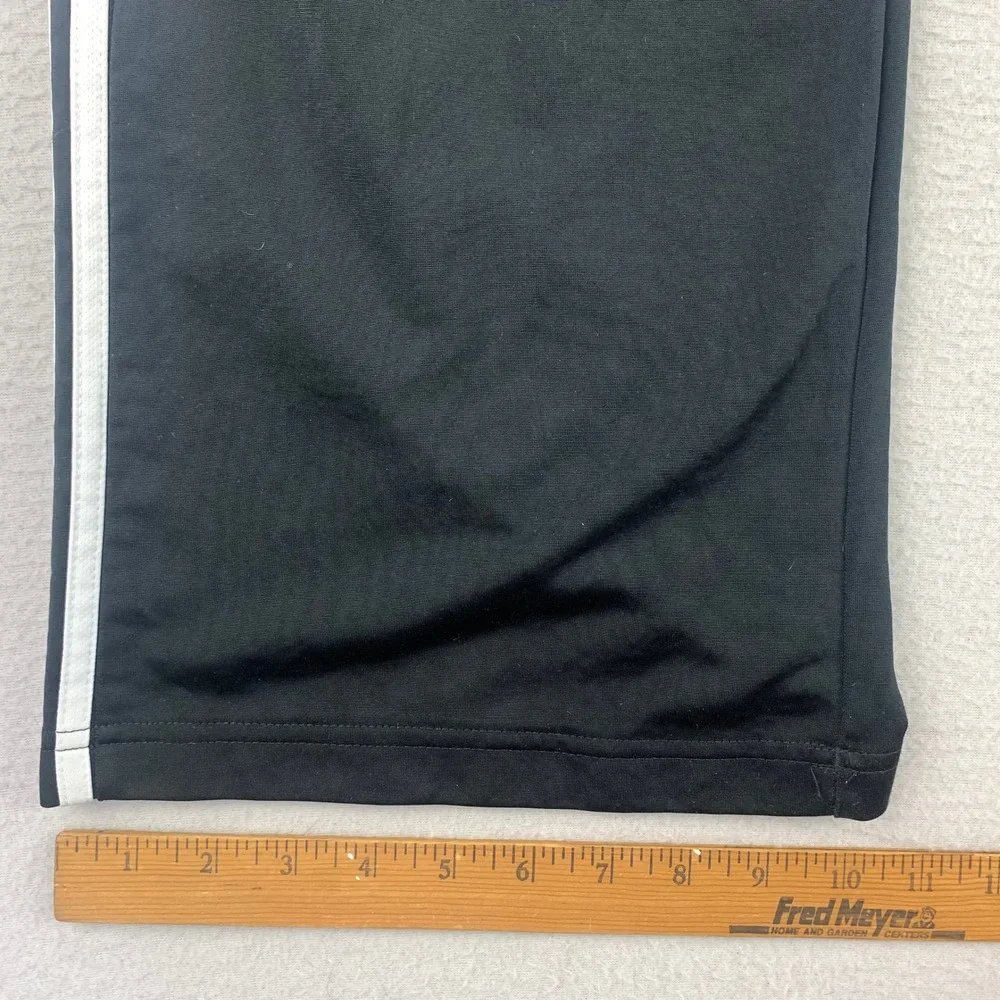 adidas Track Pants Mens XL Black Classic 3-Stripe Athletic Sweatpants‎ Jersey